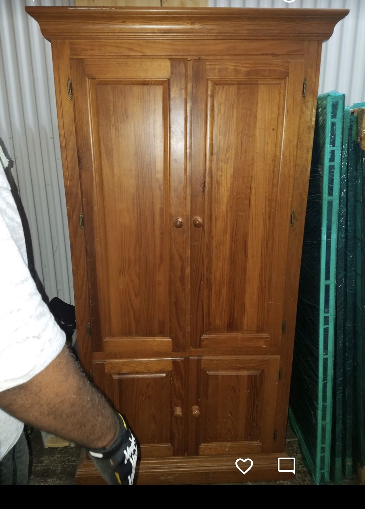 Solid wood Armoire
