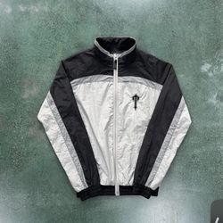 Trapstar black & white windbreaker jacket