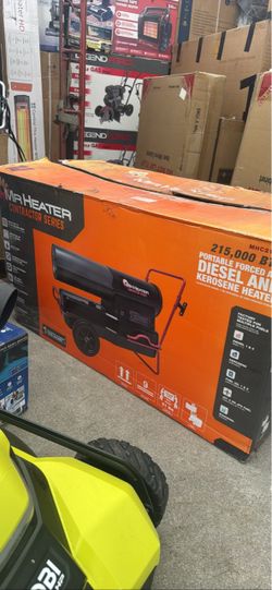 Contractor Series 215,000 BTU Forced Air Kerosene/Diesel Torpedo Space Heater