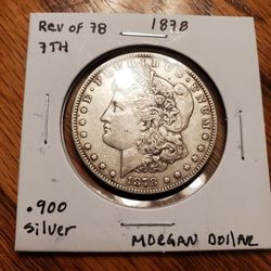 Morgan dollar coins