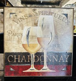 Art Framed Wine