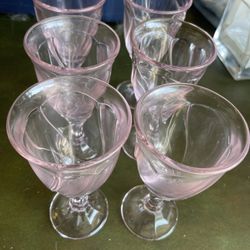 Vintage Noritake Sweet Swirl Stemmed Glasses