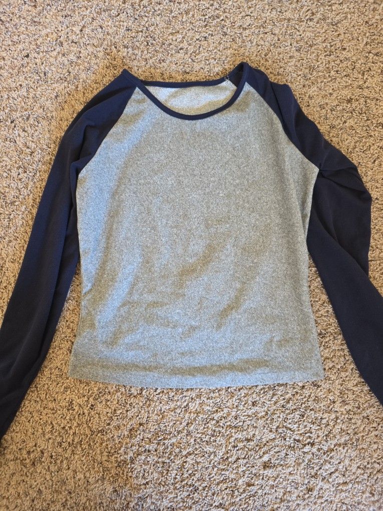 Long Sleeve Baseball Tee Medium Womens