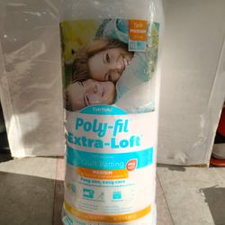 Fairfield Poly-Fil Extra-Loft Quilt Batting. Twin Medium 72x90