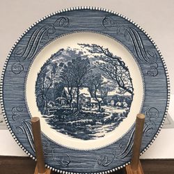 Blue Decorative Plate