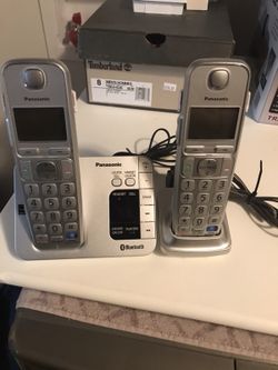 Panasonic bluetooth home phone system-price reduced to 75$