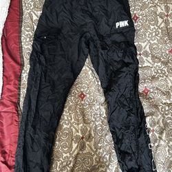 Women Victoria Secret PINK sweatpants XS Black 