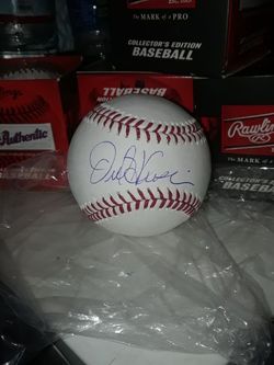 Orel Hershiser signed baseball