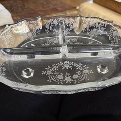 Fosteria Divided Dish Meadow Rose