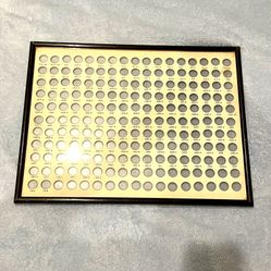 Vintage Penny Glass Holder/Display