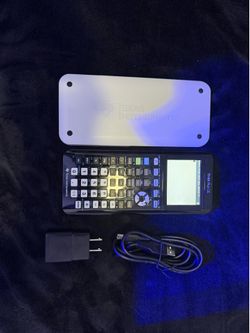 Texas Instruments TI-84 Plus CE Graphing Calculator + Charger