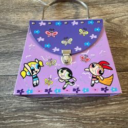 2001 Power puff girl tin purse