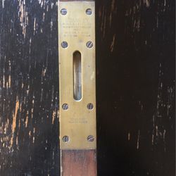 Antique Stanley Wood & Brass 2ft Level