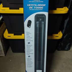 Omni Breeze Brand Tower Fan With Remote Control 