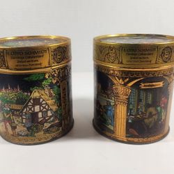 VINTAGE E. OTTO SCHMIDT TIN BOXES NURNBERG 
