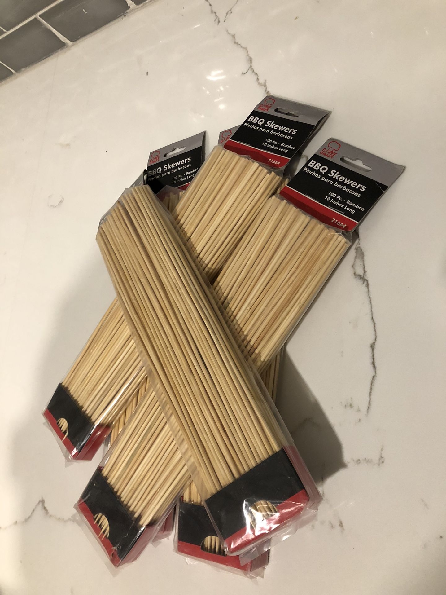 Bamboo Bbq 10 Inch Skewers 500 Pieces