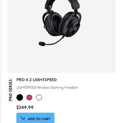 Logitech Pro X 2 Wireless Gaming Package! Headset, Mechanical RGB Keyboard And Mouse! 