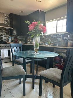 Blue table Dining set