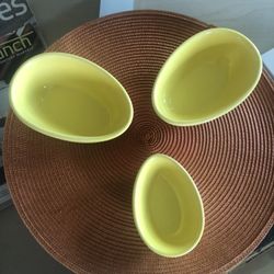 New Easter 3 Bowls Set