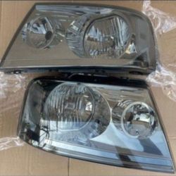 04-08 Ford F150 06-08 Lincoln Mark Lt Headlights Luces Micas Calaveras Faros Faroles Focos Headlamps 