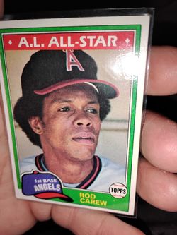 Rod Carew Rare All Star Topps Angels  super Clean