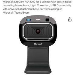 Lifecam HD 3000 Webcam Microsoft