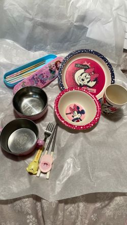 Kids Disney & Character Dinnerware Set (Minnie/Frozen)