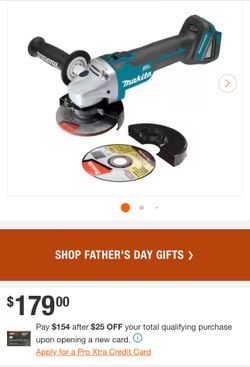 Makita 18v LXT 5in grinder