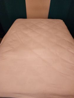 Full Size Fairmont Plush Mattress – Clean, Always Protected + Free Frame