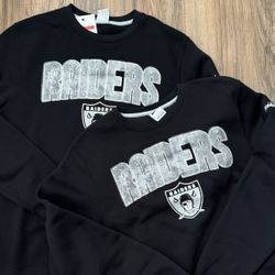 New Men’s Size Large Nike Las Vegas Raiders Crewneck Sweatshirt