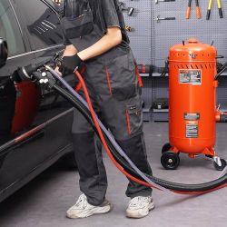 VEVOR 28 Gallon Vacuum Sand Blaster, Dustless Sandblaster with Built-in 1200W Vacuum System for Dust Control and Abrasive Recycle, 60-110 PSI Heavy Du