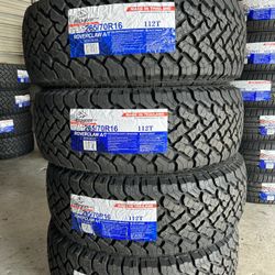 BRAND NEW SET OF ALL TERRAIN TIRES 265/70r16 265/70/16