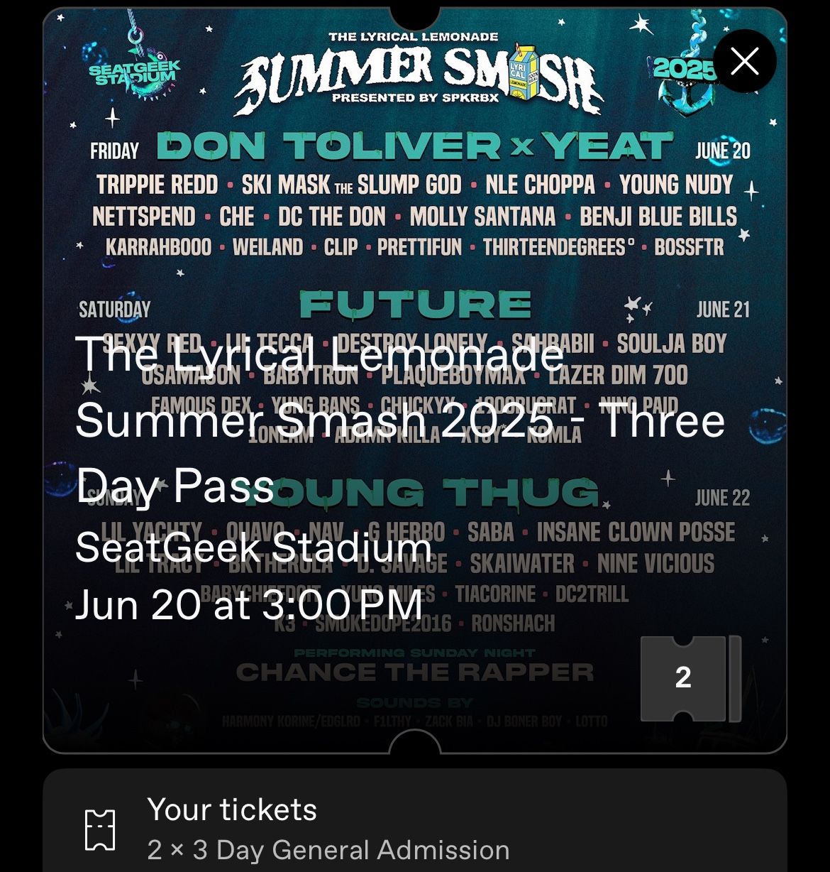 SUMMER SMASH READ