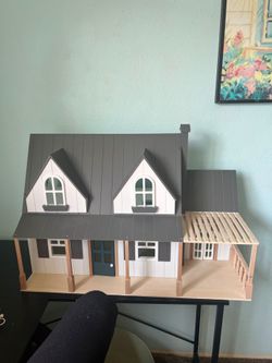 Wooden doll house