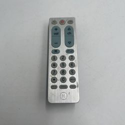 GE Big Button Universal TV Remote Control in Silver, 69882 With Batteries