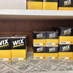 New WIX Oil Filters - Several Sizes