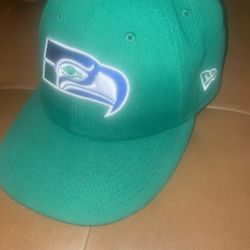 Seahawks Hat 7 3/8 Great Condition