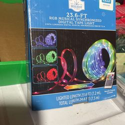 RGB MUSICAL SYNCHRONIZED DIGITAL TAPE LIGHT