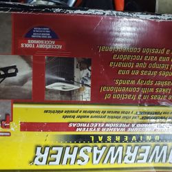 Pressure Washer Attachment  Power Broomfor Electric  Washer New