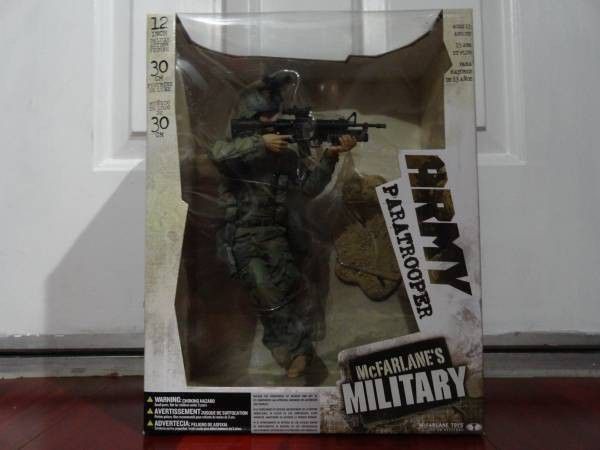 New McFarlane Military Army Paratrooper Action Figure Deluxe