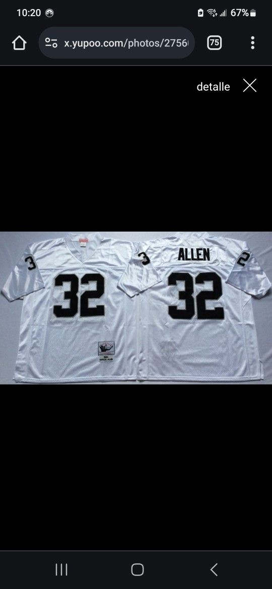 Raiders Marcus Allen Throwback Jersey