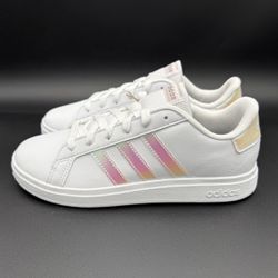 NEW!! Adidas Unisex Grand Court 2.0 Tennis Shoes Iridescent