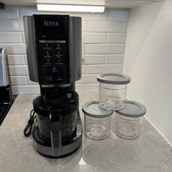 Ninja Creami NC301 Ice Cream Maker with 3 Containers