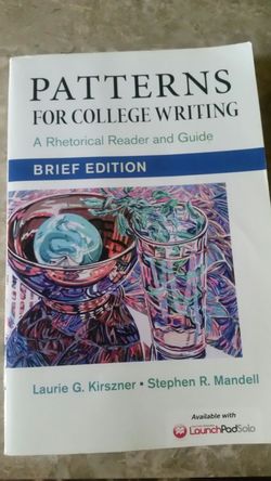PATTERNS FOR COLLEGE WRITING