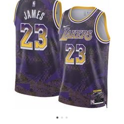 Nike Lakers Lebron James Swingman Jersey New Size Medium