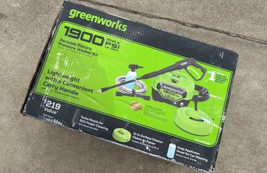 Greenworks 1900 PSI 1.2 GPM Electric pressure washer