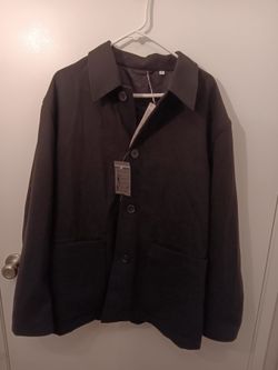 UNIQLO -   Over shirt Jacket, black, Large