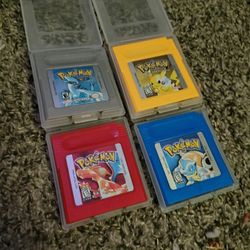Pokemon Gameboy Games REPRODUCTIONS 
