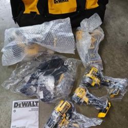 Dewalt 20V Max Xr Combo Kit, Brushless, 5 Tool DCK594P2