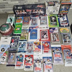 NEW Sealed MLB Baseball Collectible Cards Topps Panini Donruss Upper Deck (VALENCIA)